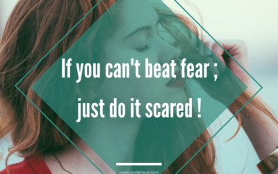 Doe de dingen waar je bang voor bent !